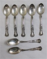7 sterling silver Buttercup spoons
