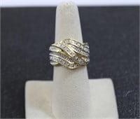 Diamond right hand ring