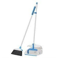 "Used" Basics Broom with Handled Dustpan,