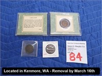 LOT, (3) ASSORTED LARGE CENTS, (1) 1803, (1) 1826