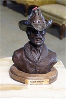 BRONZE BUST "WAGONMASTER" BY CASTLEBERRY