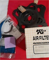 Vehicle parts lot Flex Plates, Air Filter, Gaskets