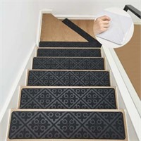 Stair Treads Carpet Non Slip Indoor 8" x 32" Set
