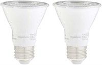 2Pk Basics LED Light Bulb, 50W Equivalent, 3000K
