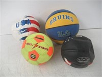 "As Is" Lot Of (4) Outdoor Sports Balls