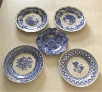 Spode Plates including Blue Room Collection