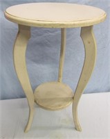 Small Solid Wood Table 27" T Needs Repainting
