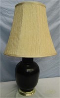 Black Table Lamp 28" T