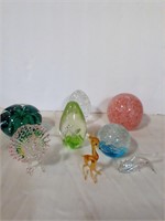 Paper Weights & Glass figurines