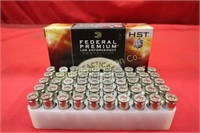 Ammo: 9mm 50 Rounds Federal 147 Gr. HST Tactical