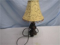 Small Table Lamp Has Chip on Leg (Works)