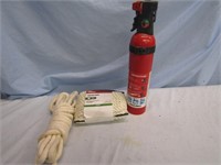 16" T Fire Extinguisher & Rope