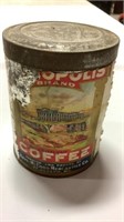 Vintage coffee tin