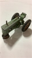 Vintage metal John Deere tractor