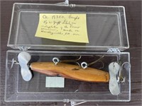 Wooden Fishing Lure In Case