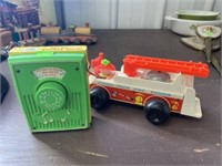 Fisher Price Pocket Radio And Fisher Price Fire