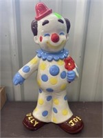Jolly Joe Ceramic Clown Bank 13 Inches