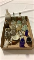 Misc lot of vintage glass bottles