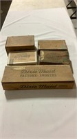 Vintage wooden cigar boxes