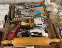 Kitchen Utensils And Rolling Pin