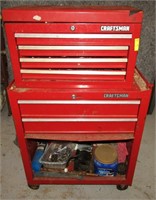 Craftsman Rolling Tool Box & Contents