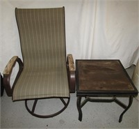 Patio Chair & Table (Rough)