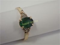 10 Kt Gold Ring with Gemstones