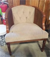 Chair and table, needs repairs