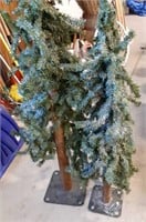 2 small decorative trees 3' an 4' high