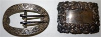 STERLING BUCKLE & BROOCH