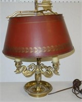 BRASS TRIPLE SCONCE LAMP