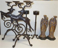 CANDLE HOLDERS (3) PAIR