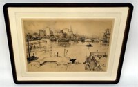 Artist proof etching- Limited Edition; Matted &