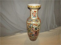 Asian Style Ceramic Vase 24" T