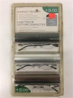 Compact Reader 3 Pack +3.00 Glasses