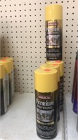 5 spray cans Miracal spray enamel. Gold / Yellow