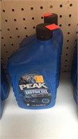 2 - 1 qt bottles PEAK motor oil 5w-30