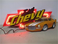 NEW - CHEVY CAMARO NEON SIGN - WORKS