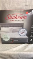 Full size heated mattress pad Sunbeam.
