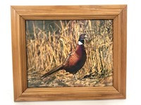 Wood framed pheasant photo