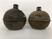 Two smudge pots