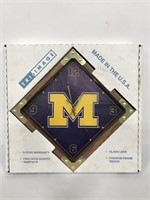 New in box University of Michigan clock