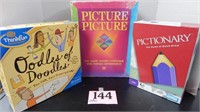 VARIOUS PICTURE GAMES INCLUDING PICTIONARY AND