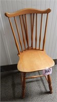 SPINDLE BACK WOODEN CHAIR