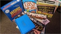 ASSORTED WORD GAMES INCLUDING UPWORDS AND