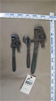 3 pc stillson, Little Giant & Forged Pipe Wrenches