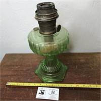 Aladdin Green Depression Oil Lamp