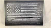 Kenneth Wiggins Black and White "Old Glory" Print
