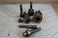 7pc finishing shell mills up to 4" dia - R8 shank