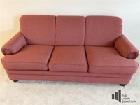 Upholstered Rollback Sofa by Mayo